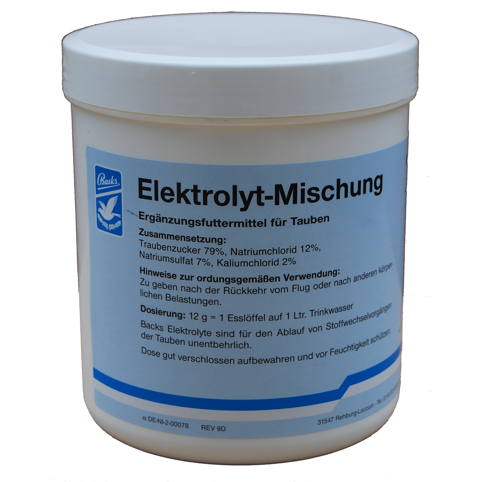 Backs Elektrolyt Pulver - Theodor Backs GmbH